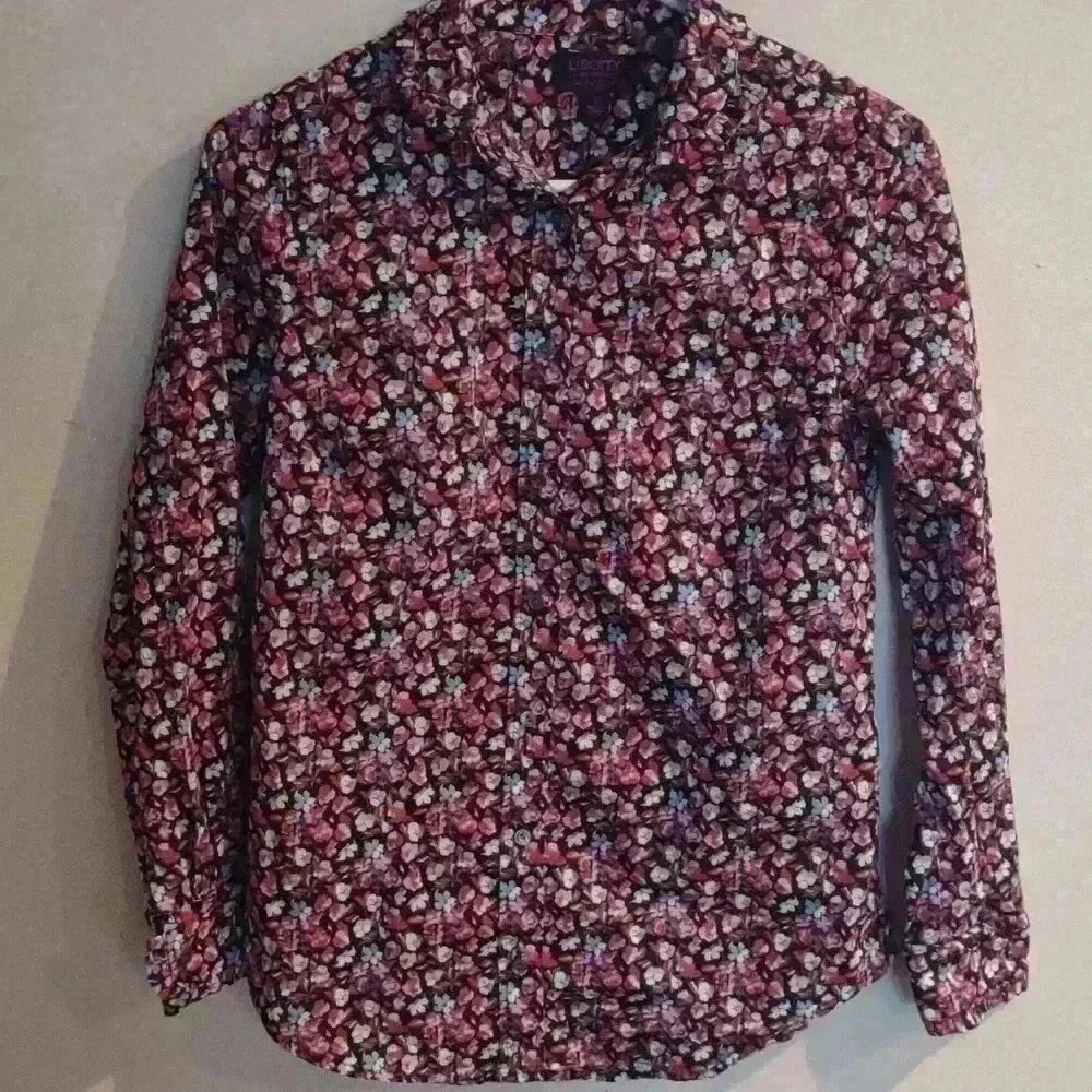 J.Crew Liberty Arts Women's 2 Slim‎ Perfect Sarah floral button down